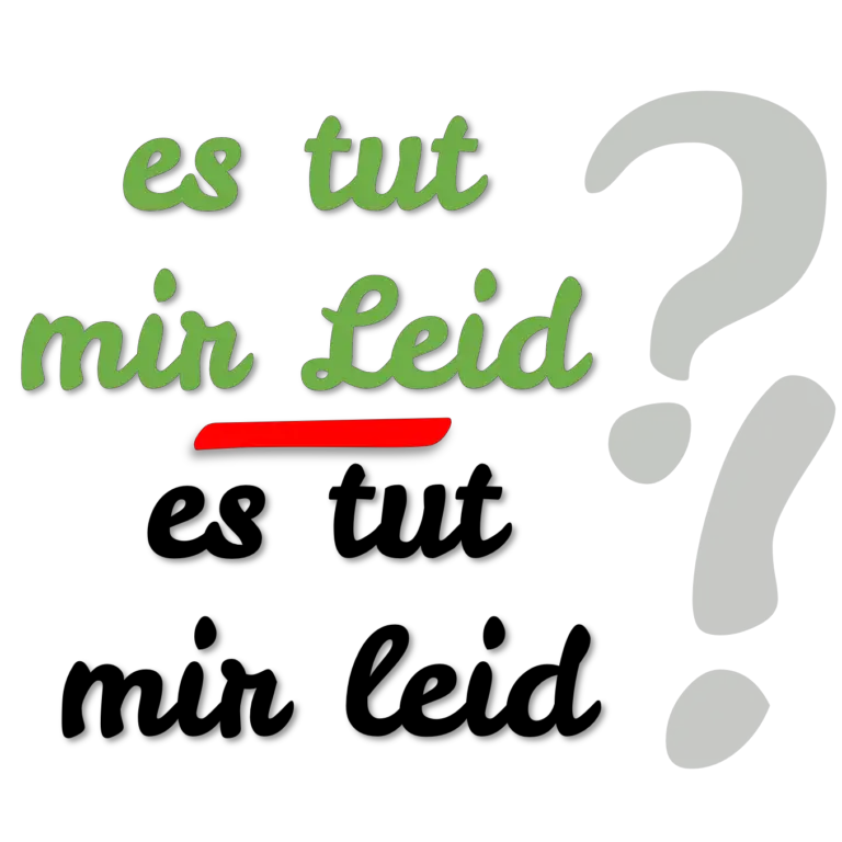 Wird "es tut mir leid" groß oder kleingeschrieben? • Sprachschleuder.de