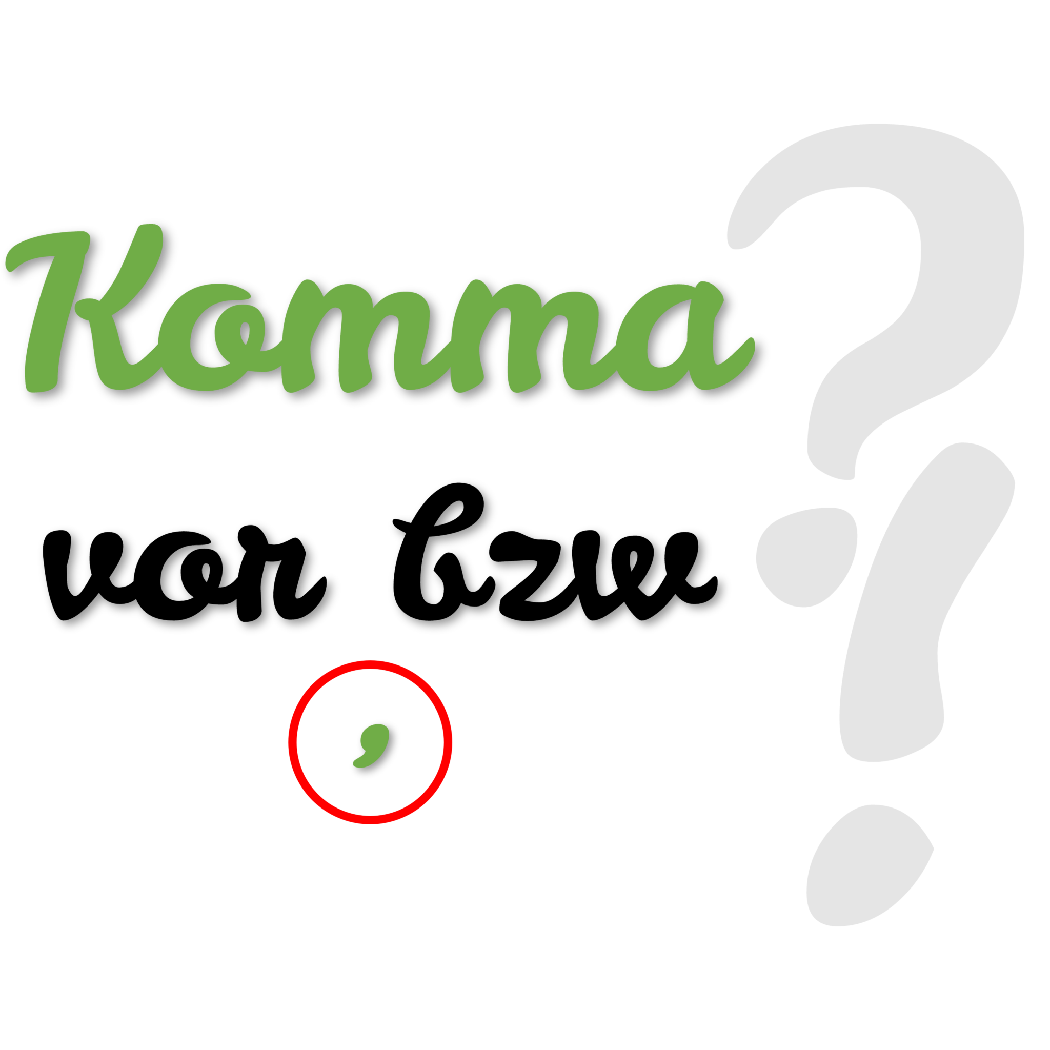 Komma vor bzw ja oder nein? • Sprachschleuder.de