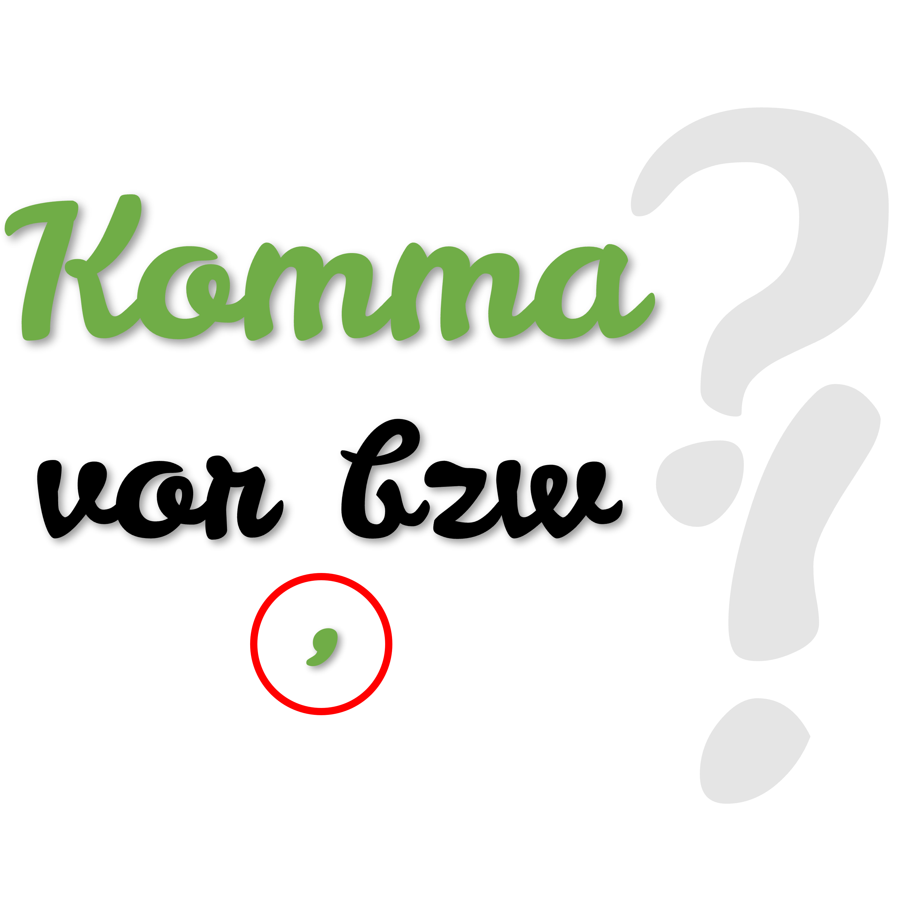 Komma vor bzw ja oder nein? • Sprachschleuder.de